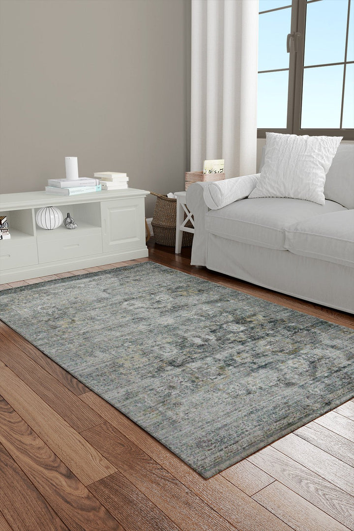 Turkish Modern Festival Plus Rug - 3.9 x 5.4 FT - Gray - Superior Comfort, Modern Style Accent Rugs - V Surfaces