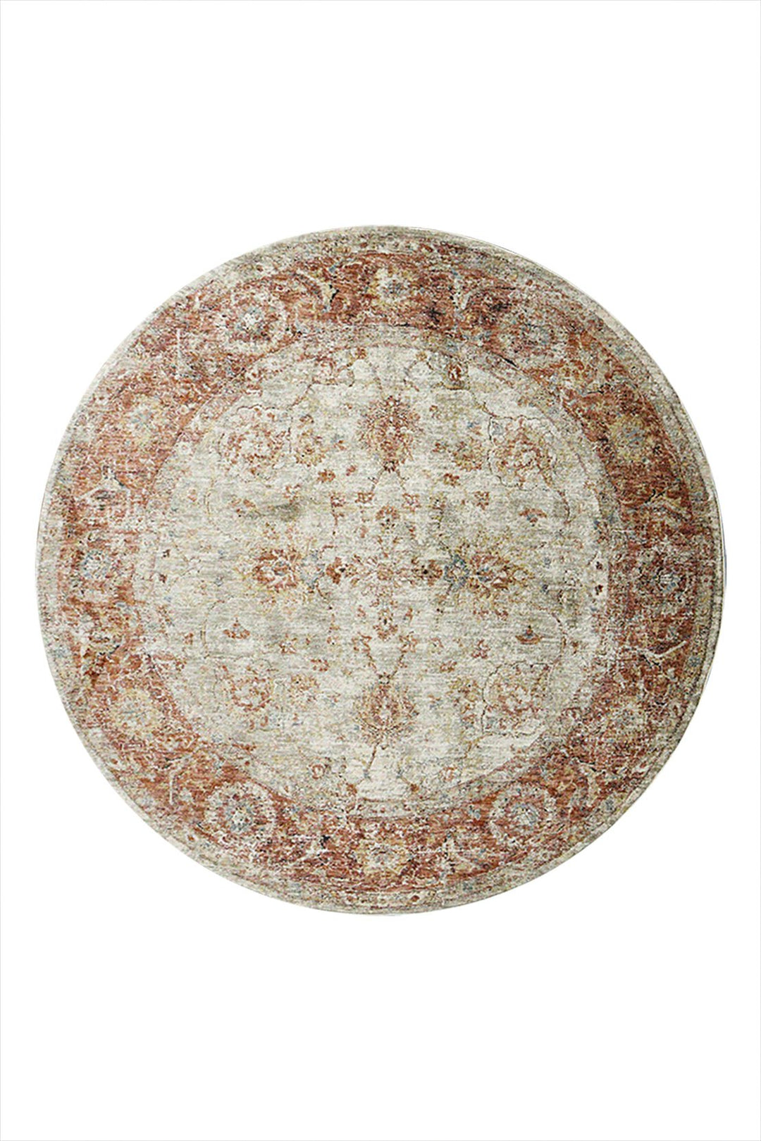 Turkish Modern Festival Plus Rug - 4.9 x 4.9 FT - Beige - Sleek and Minimalist for Chic Interiors - V Surfaces