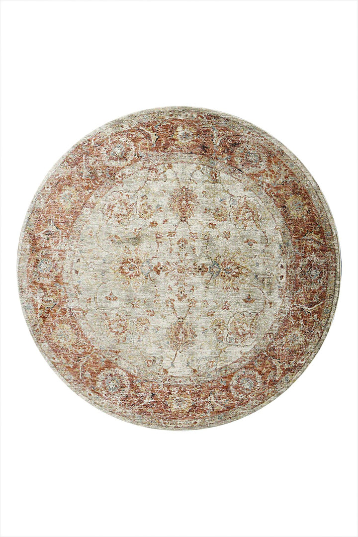 Turkish Modern Festival Plus Rug - 4.9 x 4.9 FT - Beige - Sleek and Minimalist for Chic Interiors - V Surfaces