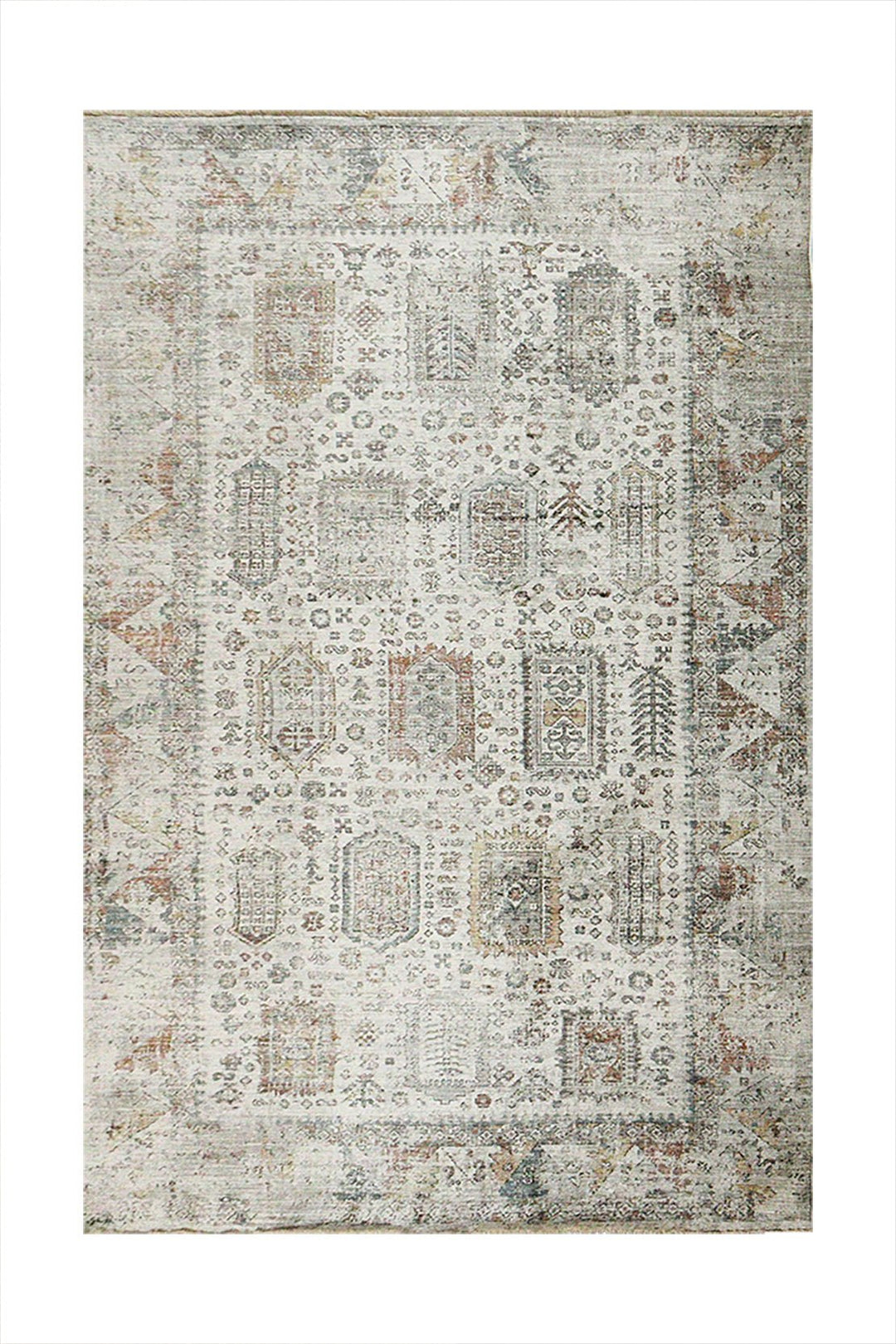 Turkish Modern Festival Plus Rug - 4.9 x 7.8 FT - Cream - Superior Comfort, Modern Style Accent Rugs - V Surfaces