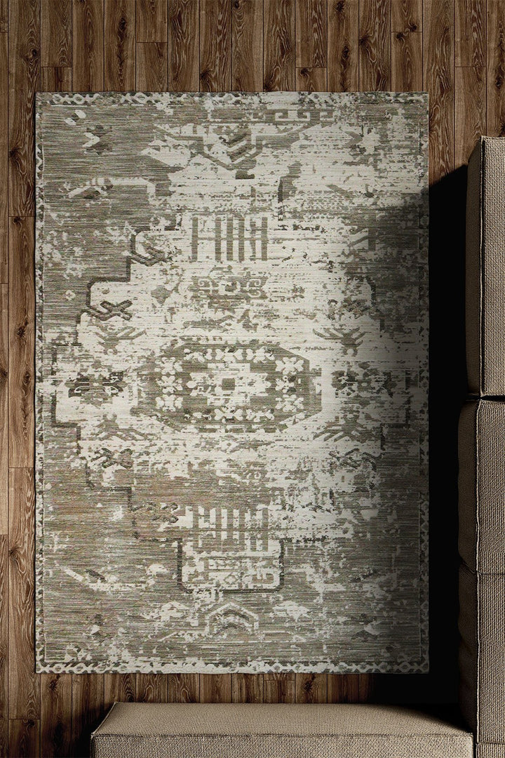 Turkish Modern Festival Plus Rug - 5.2 x 7.8 FT - Gray - Superior Comfort, Modern Style Accent Rugs - V Surfaces