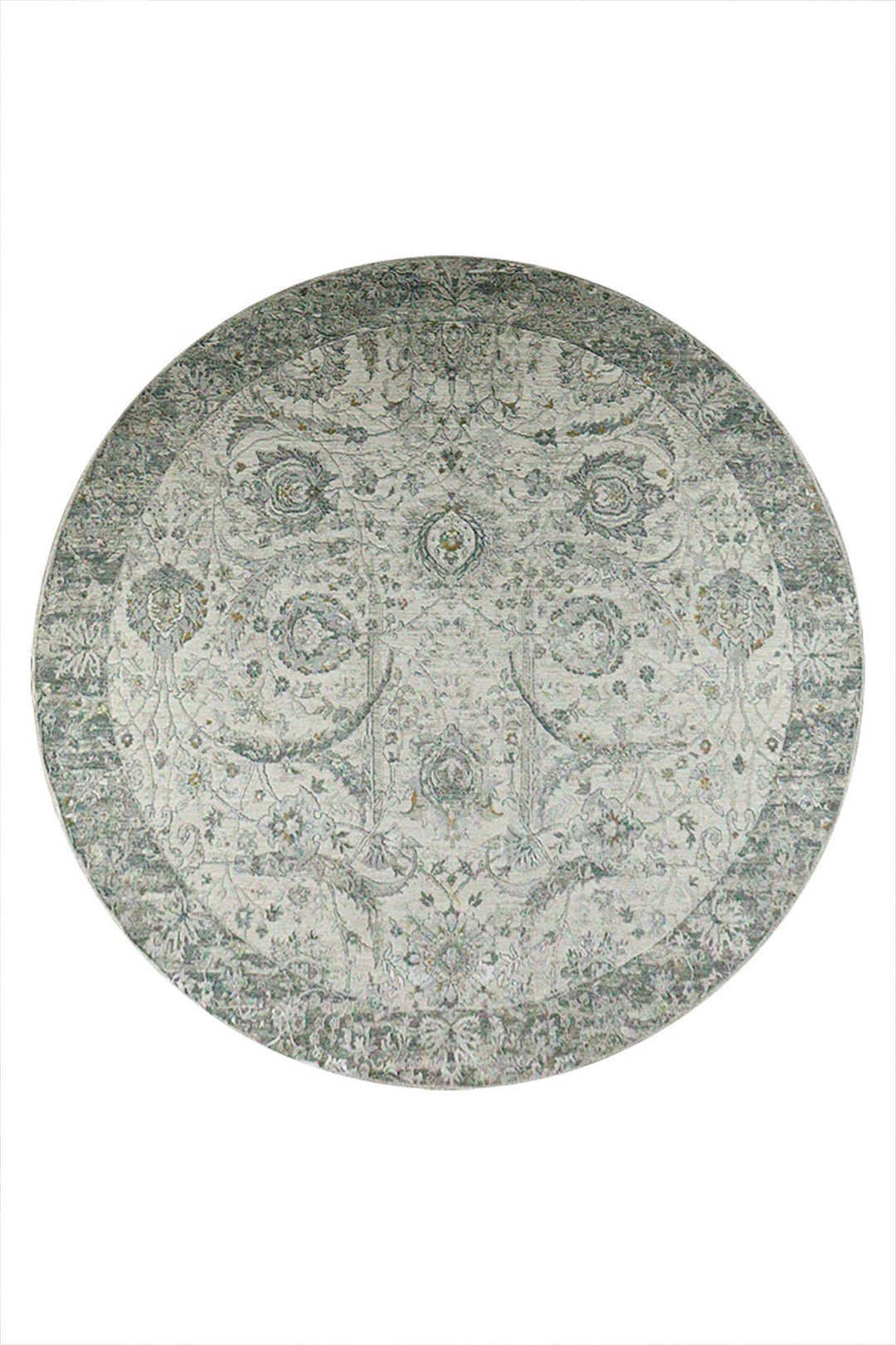 Turkish Modern Festival Plus Rug - 7.8 x 7.8 FT - Gray - Sleek and Minimalist for Chic Interiors - V Surfaces