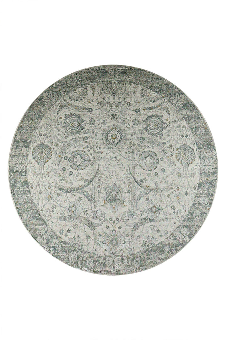 Turkish Modern Festival Plus Rug - 7.8 x 7.8 FT - Gray - Sleek and Minimalist for Chic Interiors - V Surfaces