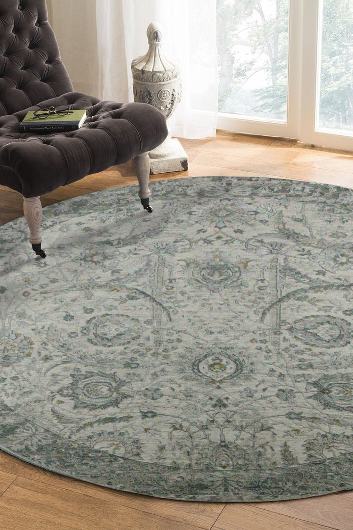 Turkish Modern Festival Plus Rug - 7.8 x 7.8 FT - Gray - Sleek and Minimalist for Chic Interiors - V Surfaces