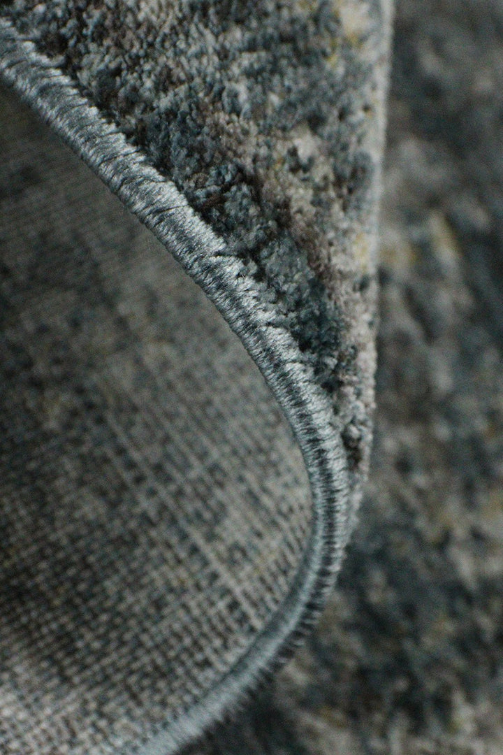 Turkish Modern Festival Plus Rug - Blue- 3.9 x 5.9 FT - Sleek And Minimalist For Chic Interiors - V Surfaces