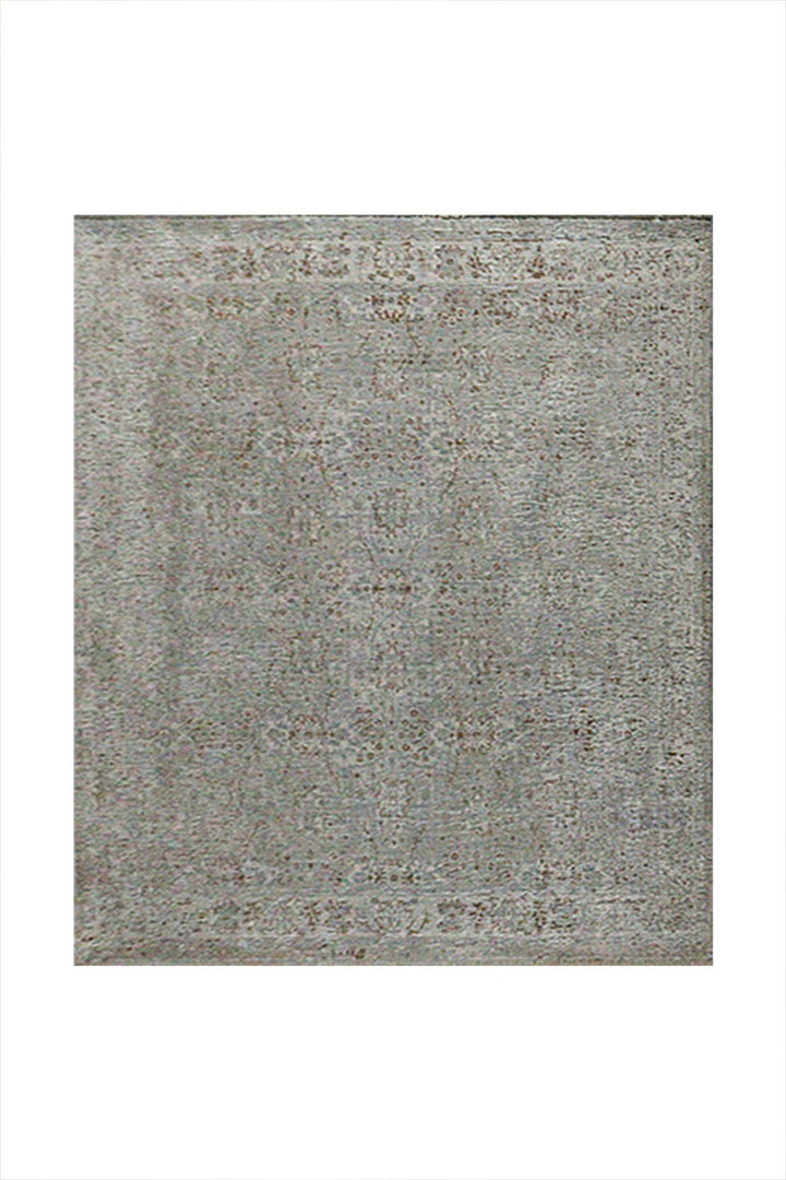 Turkish Modern Festival Viscos Rug - 6.5 x 6.5 FT - Beige - Sleek and Minimalist for Chic Interiors - V Surfaces