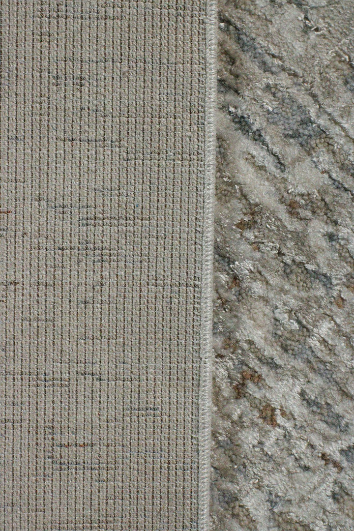 Turkish Modern Festival Viscos Rug - 6.5 x 6.5 FT - Beige - Sleek and Minimalist for Chic Interiors - V Surfaces