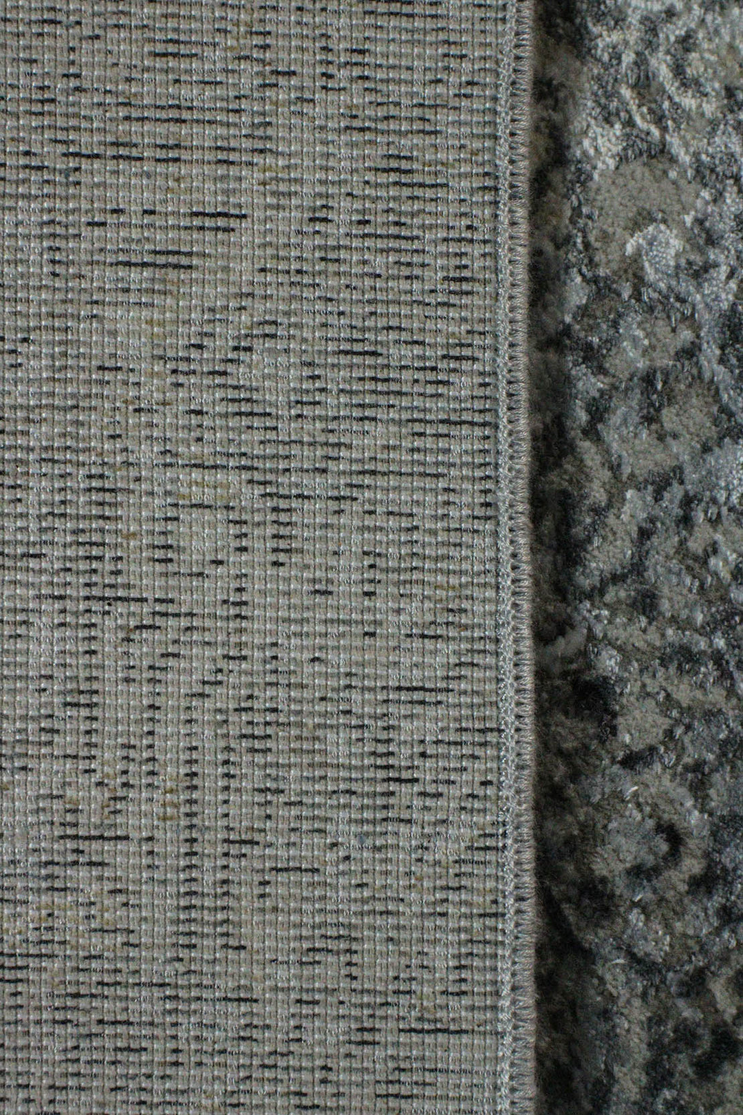 Turkish Modern Festival Viscos Rug - 7.8 x 9.8 FT - L Beige & Gray - Sleek and Minimalist for Chic Interiors - V Surfaces