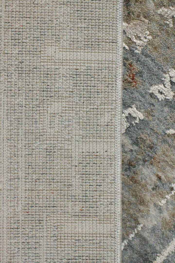 Turkish Modern Festival Viscose Rug - Beige - 3.9 X 5.9 Ft- Sleek And Minimalist For Chic Interiors - V Surfaces