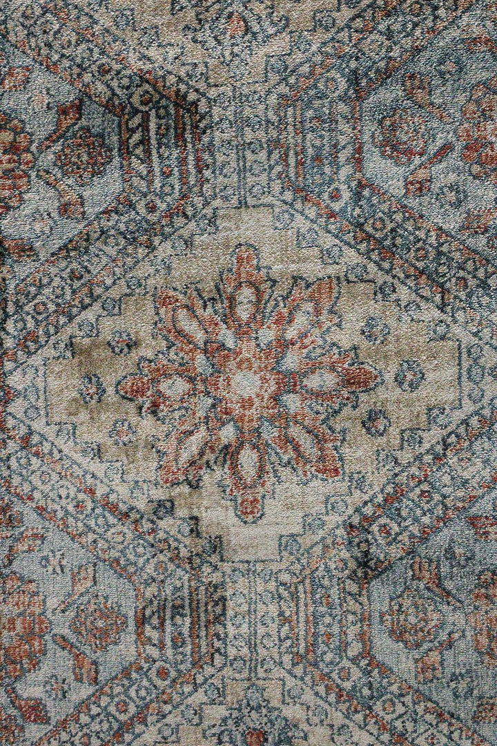 Turkish Modern Festival Viscose Rug - Gray - 2.6 X 3.9 Ft- Sleek And Minimalist For Chic Interiors - V Surfaces