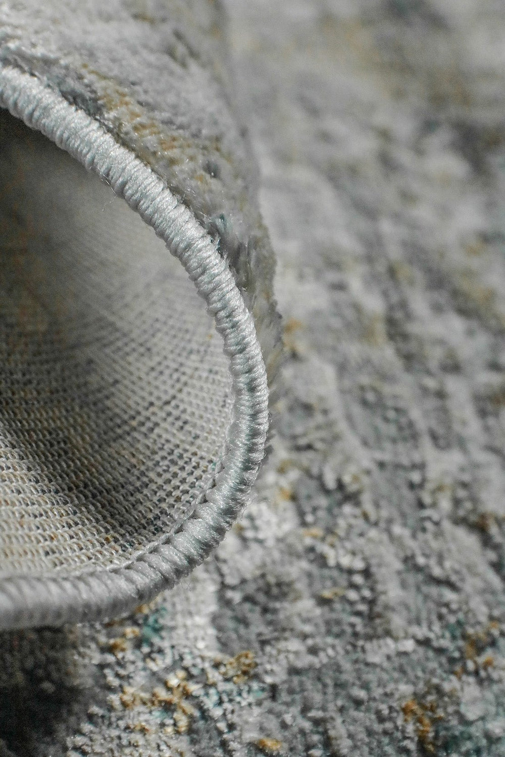Turkish Modern Festival WD Rug - 2.6 x 3.8 FT - Gray - Sleek and Minimalist for Chic Interiors - V Surfaces