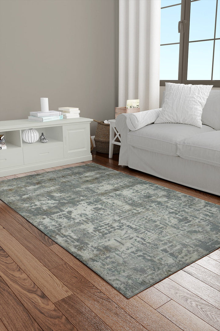 Turkish Modern Festival WD Rug - 2.6 x 3.8 FT - Gray - Sleek and Minimalist for Chic Interiors - V Surfaces