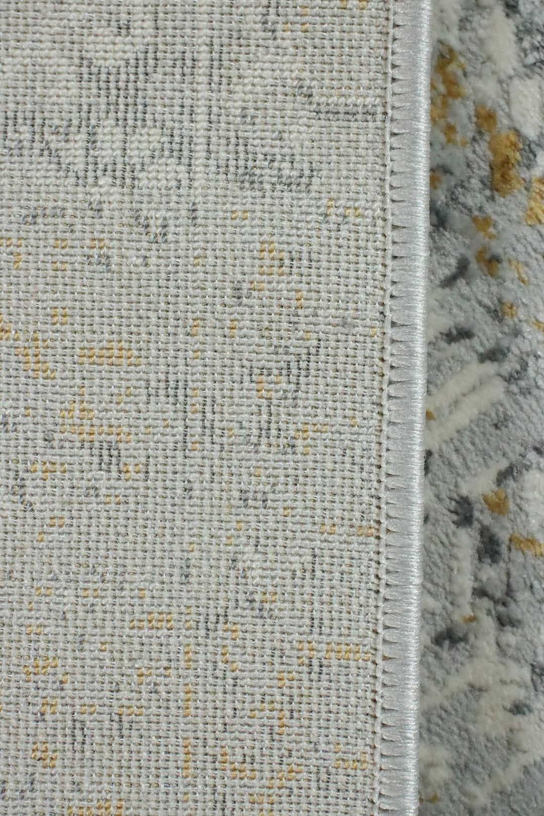 Turkish Modern Festival WD Rug - 2.6 x 3.8 FT - Yellow and Gray - Sleek and Minimalist for Chic Interiors - V Surfaces