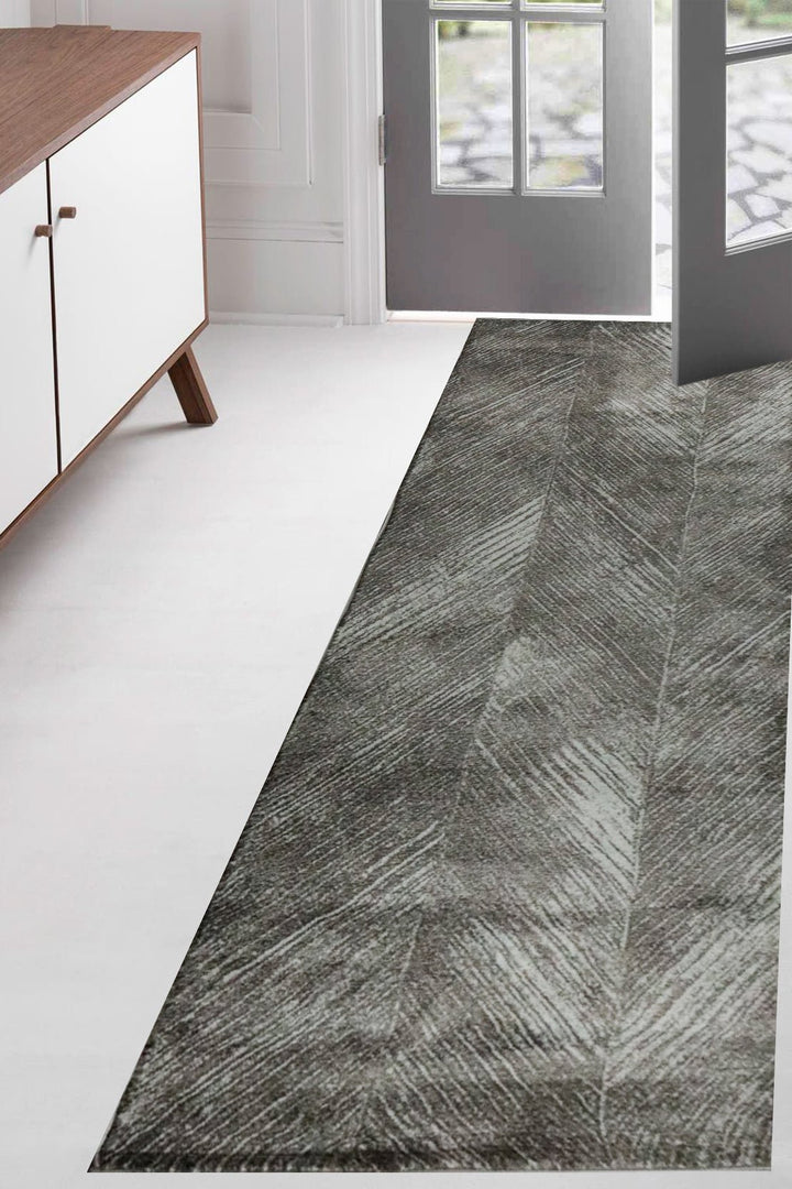 Turkish Modern Festival WD Rug - 3.1 x 8.0 FT - Brown - Sleek and Minimalist for Chic Interiors - V Surfaces