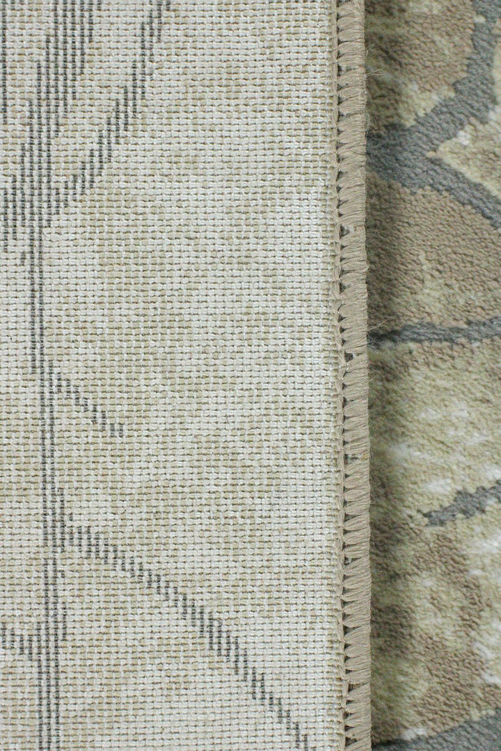 Turkish Modern Festival WD Rug - 3.3 x 9.3 FT - Gray and Cream - Sleek and Minimalist for Chic Interiors - V Surfaces