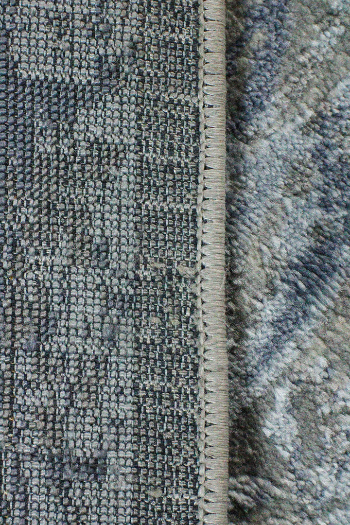 Turkish Modern Festival WD Rug - 5.2 x 10.11 FT - Gray and Blue - Superior Comfort, Modern Style Accent Rugs - V Surfaces