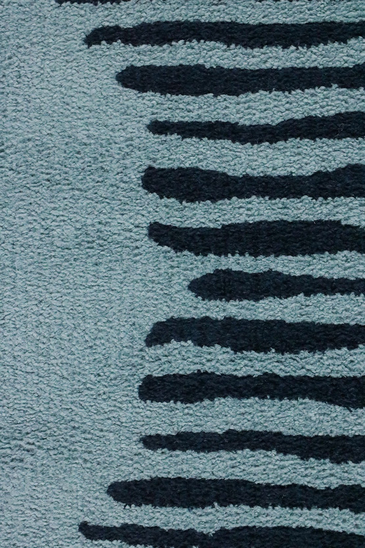 Turkish Modern Festival WD Rug - 5.2 x 7.5 FT - Blue - Sleek and Minimalist for Chic Interiors - V Surfaces