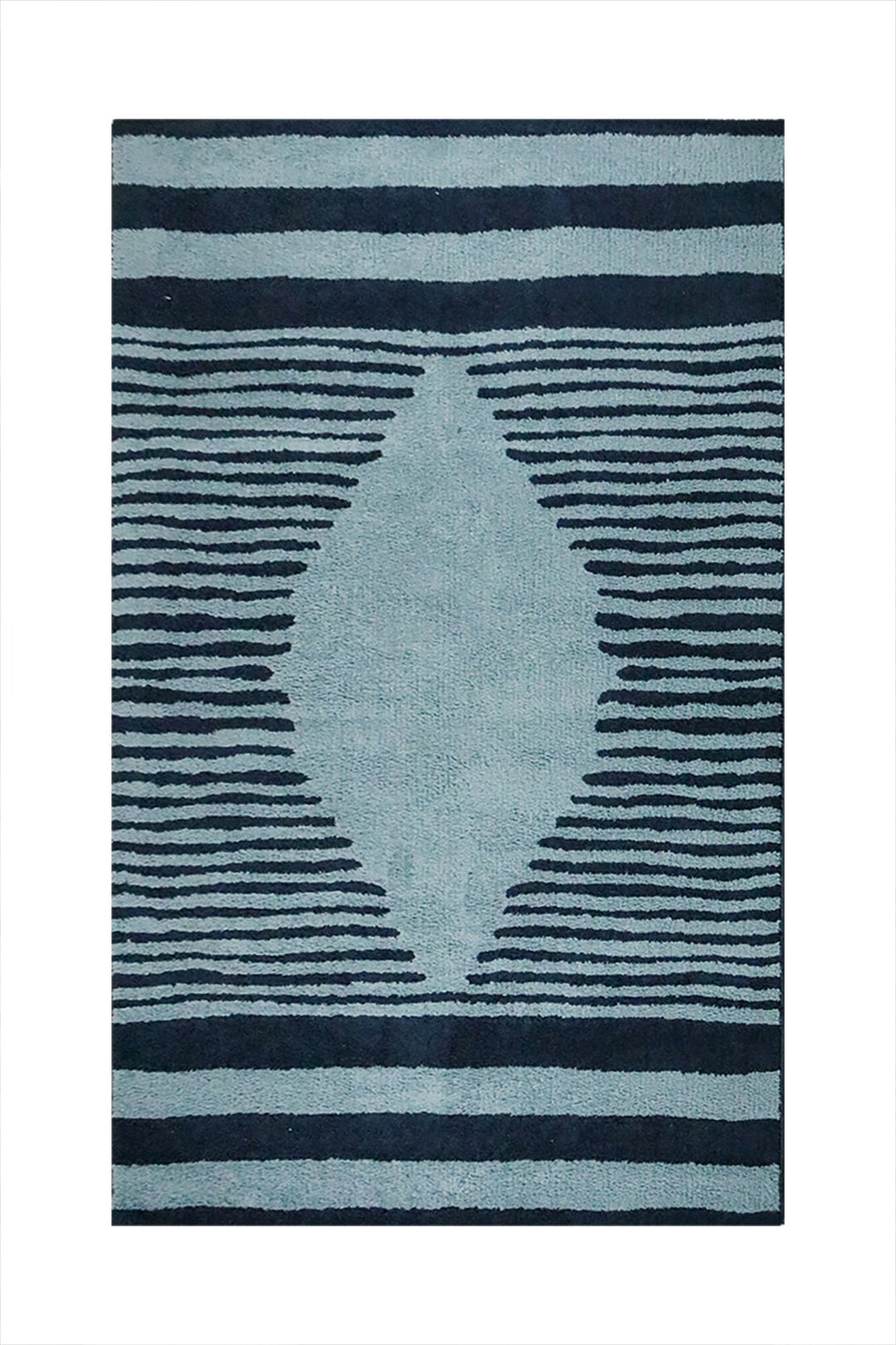 Turkish Modern Festival WD Rug - 5.2 x 7.5 FT - Blue - Sleek and Minimalist for Chic Interiors - V Surfaces