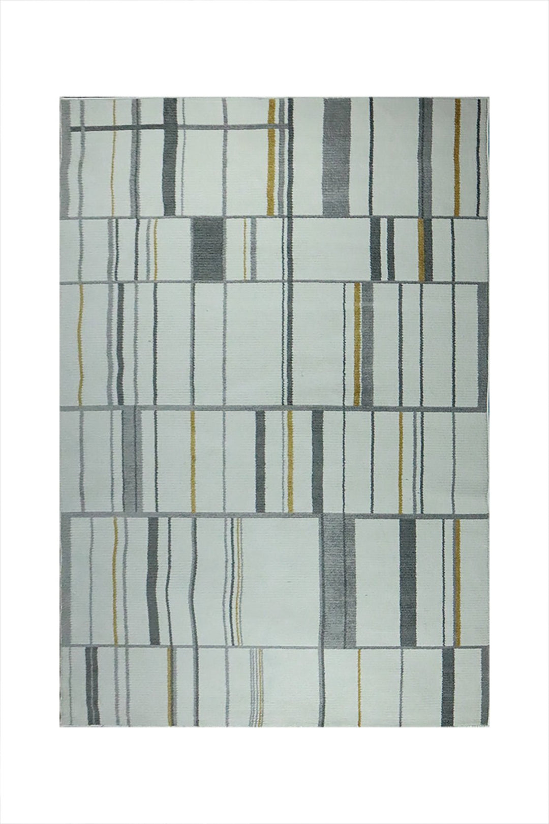 Turkish Modern Festival WD Rug - 5.2 x 7.5 FT - Cream - Sleek and Minimalist for Chic Interiors - V Surfaces