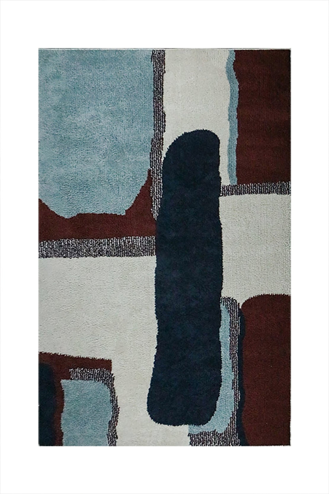 Turkish Modern Festival WD Rug - 5.2 x 7.5 FT - Cream - Sleek and Minimalist for Chic Interiors - V Surfaces