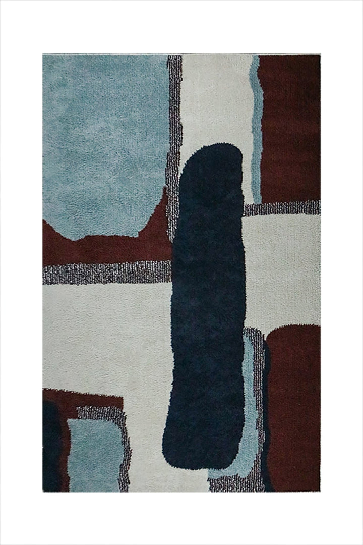 Turkish Modern Festival WD Rug - 5.2 x 7.5 FT - Cream - Sleek and Minimalist for Chic Interiors - V Surfaces