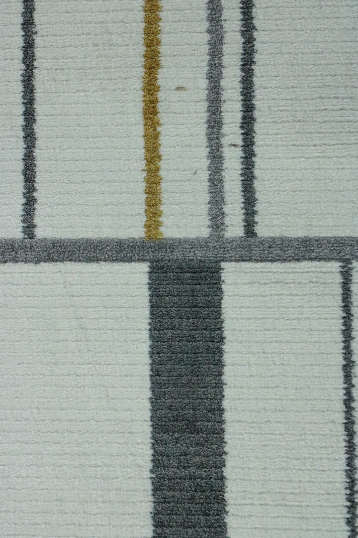 Turkish Modern Festival WD Rug - 5.2 x 7.5 FT - Cream - Sleek and Minimalist for Chic Interiors - V Surfaces