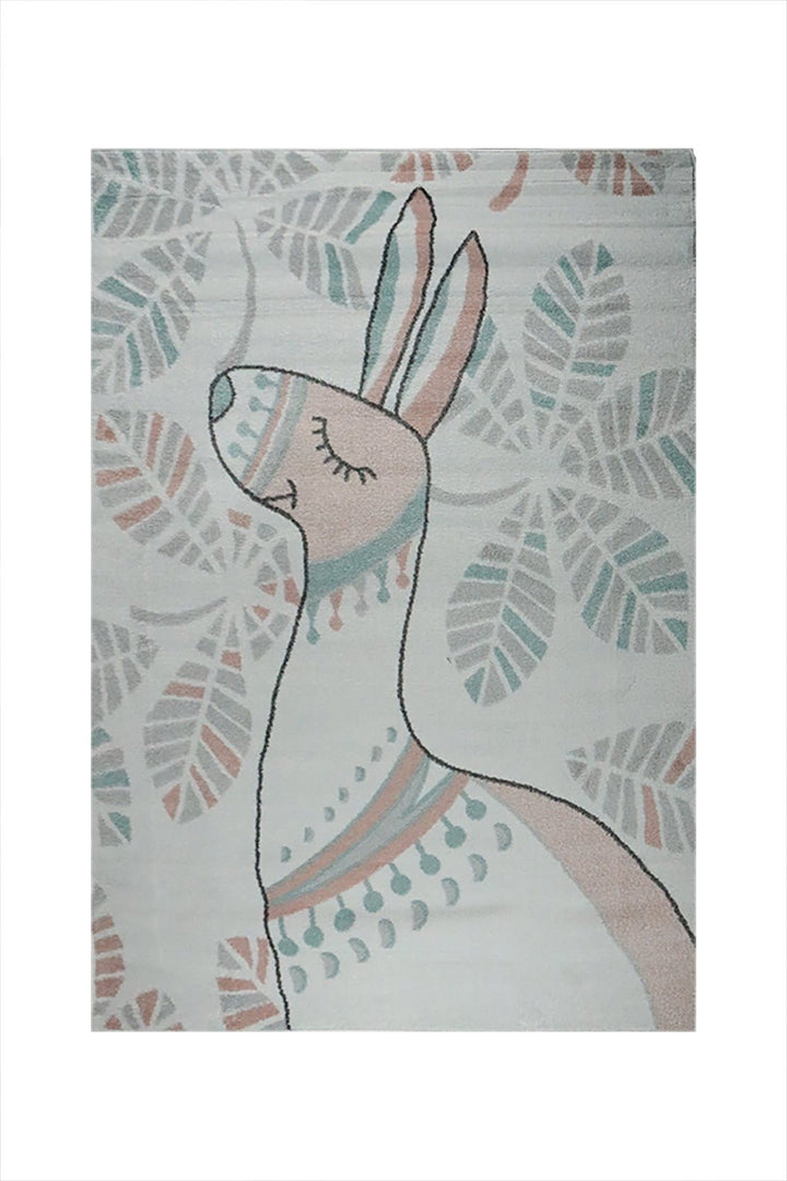 Turkish Modern Festival WD Rug - 5.2 x 7.5 FT - Cream - Sleek and Minimalist for Chic Interiors - V Surfaces