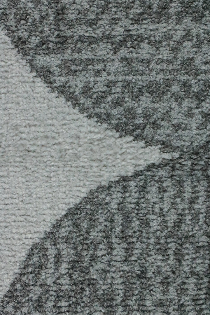 Turkish Modern Festival WD Rug - 5.2 x 7.5 FT - Gray - Sleek and Minimalist for Chic Interiors - V Surfaces