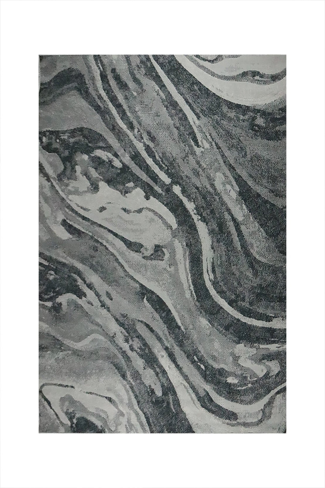 Turkish Modern Festival WD Rug - 5.2 x 7.5 FT - Gray - Sleek and Minimalist for Chic Interiors - V Surfaces