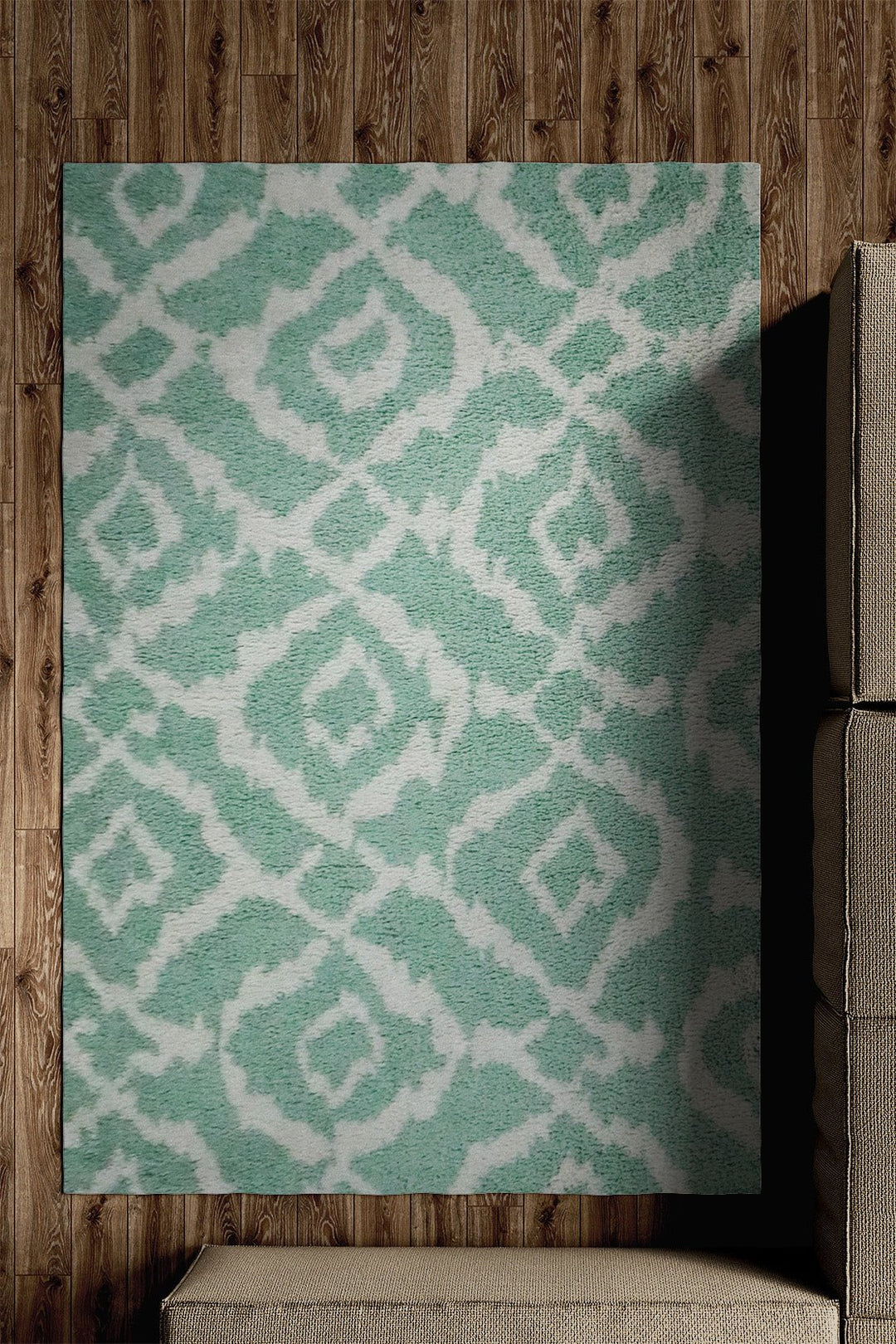 Turkish Modern Festival WD Rug - 5.2 x 7.5 FT - Gray - Sleek and Minimalist for Chic Interiors - V Surfaces