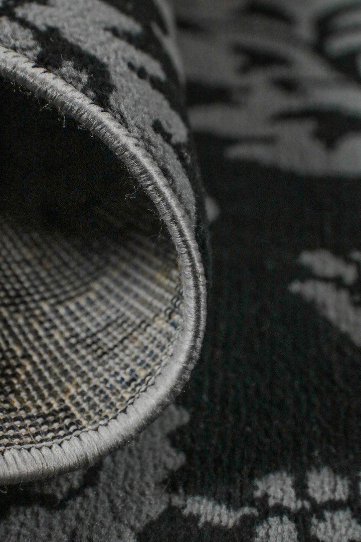 Turkish Modern Festival WD Rug - 5.2 x 7.5 FT - Gray - Sleek and Minimalist for Chic Interiors - V Surfaces