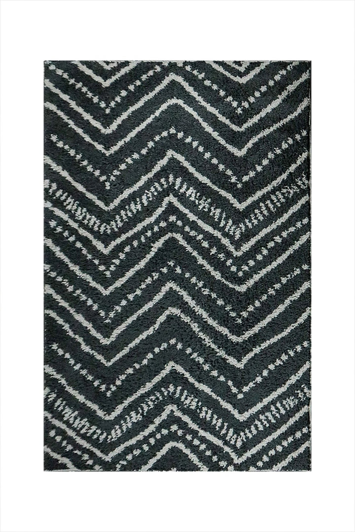 Turkish Modern Festival WD Rug - 5.2 x 7.5 FT - Gray - Sleek and Minimalist for Chic Interiors - V Surfaces
