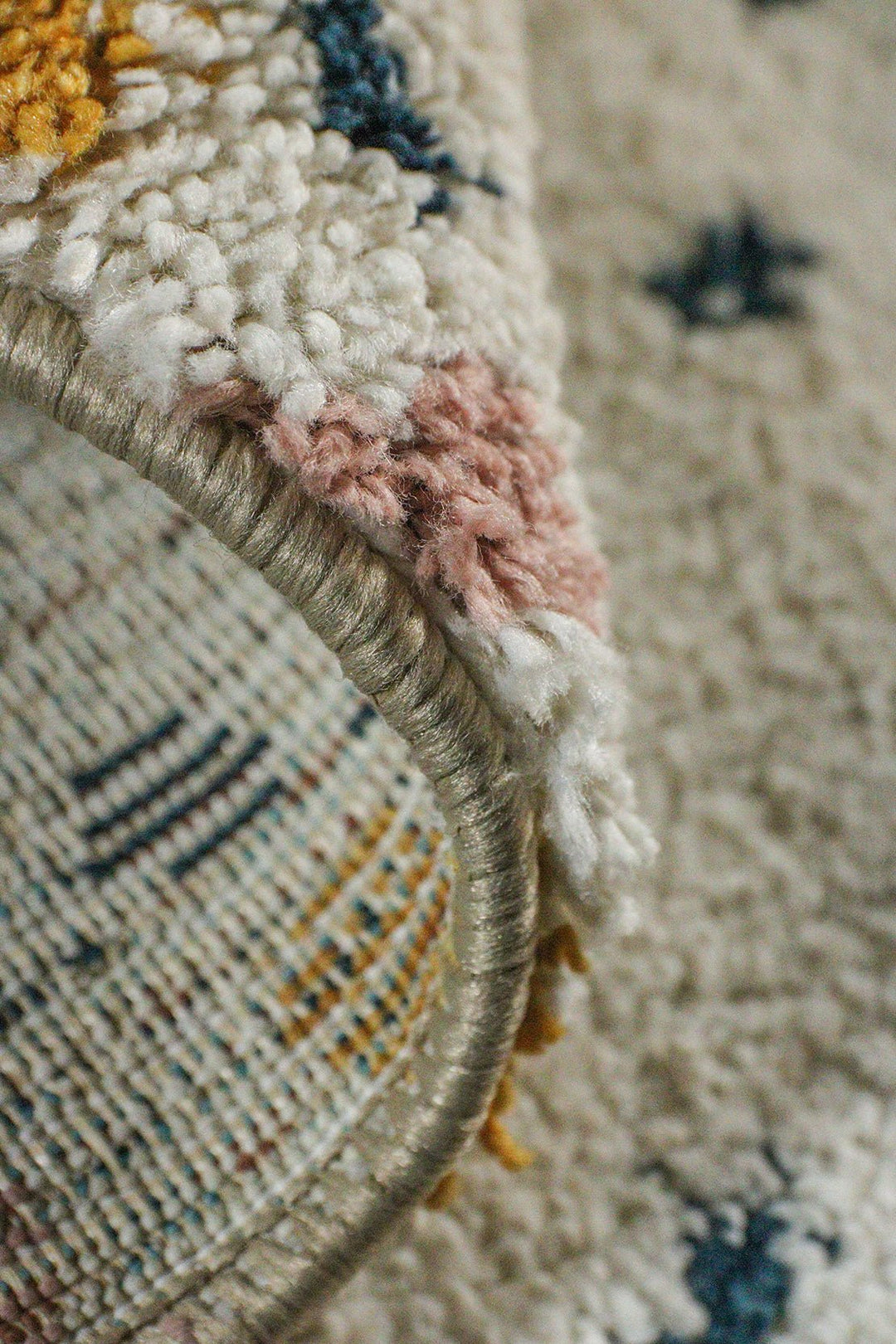 Turkish Modern Festival WD Rug - 5.2 x 7.5 FT - White - Superior Comfort, Modern Style Accent Rugs - V Surfaces