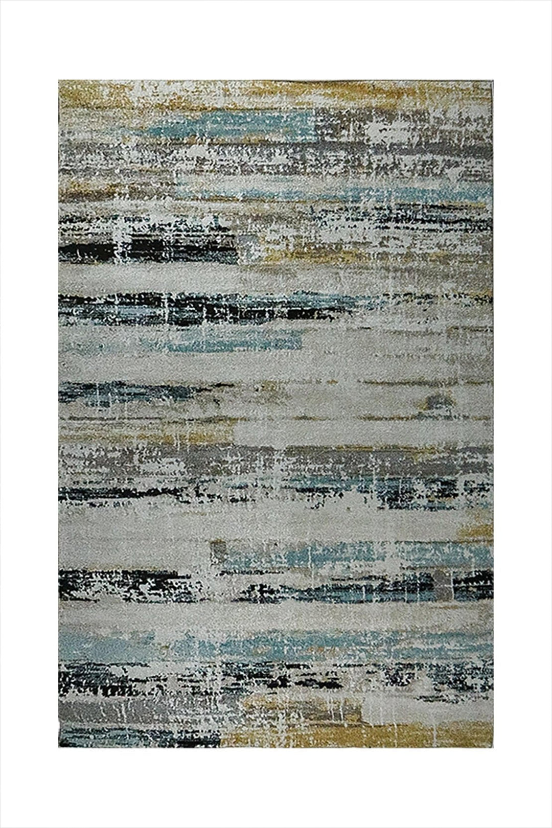Turkish Modern Festival WD Rug - 5.3 x 7.5 FT - Blue - Sleek and Minimalist for Chic Interiors - V Surfaces