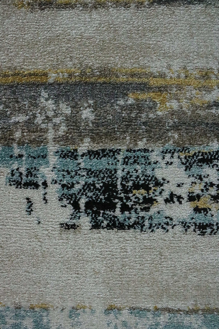 Turkish Modern Festival WD Rug - 5.3 x 7.5 FT - Blue - Sleek and Minimalist for Chic Interiors - V Surfaces