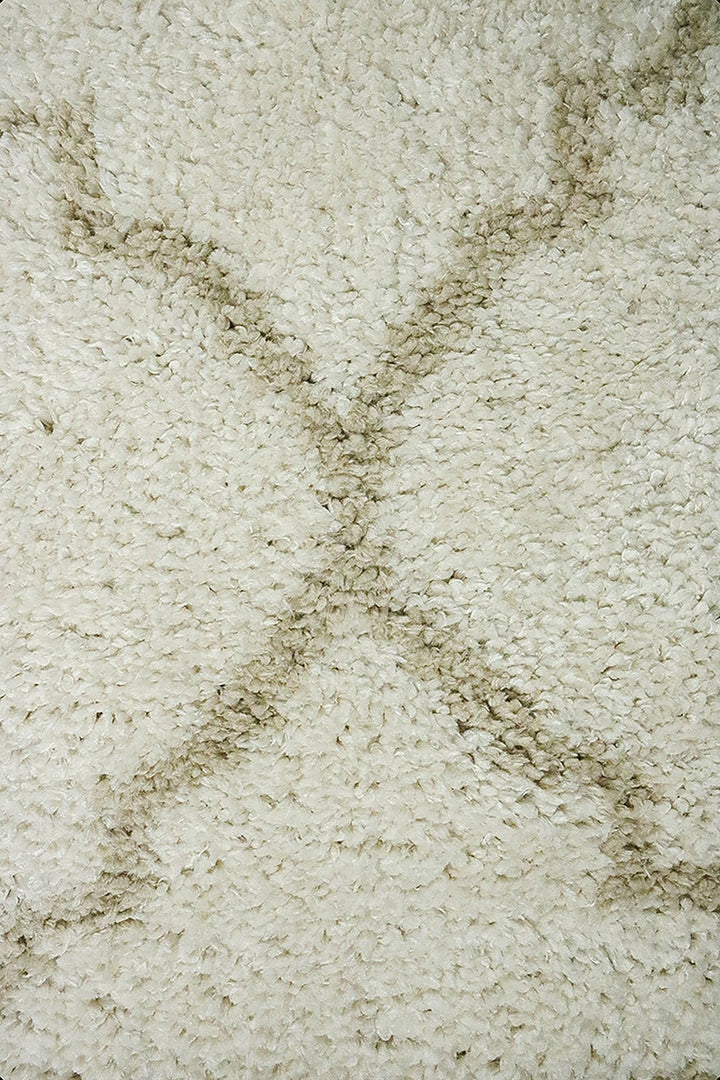 Turkish Modern Festival WD Rug - 5.3 x 7.5 FT - Cream and Brown - Sleek and Minimalist for Chic Interiors - V Surfaces