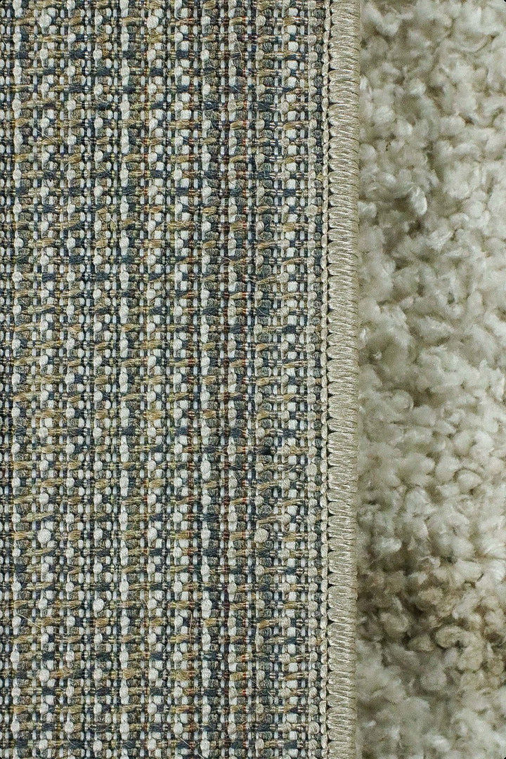 Turkish Modern Festival WD Rug - 5.3 x 7.5 FT - Cream and Brown - Sleek and Minimalist for Chic Interiors - V Surfaces