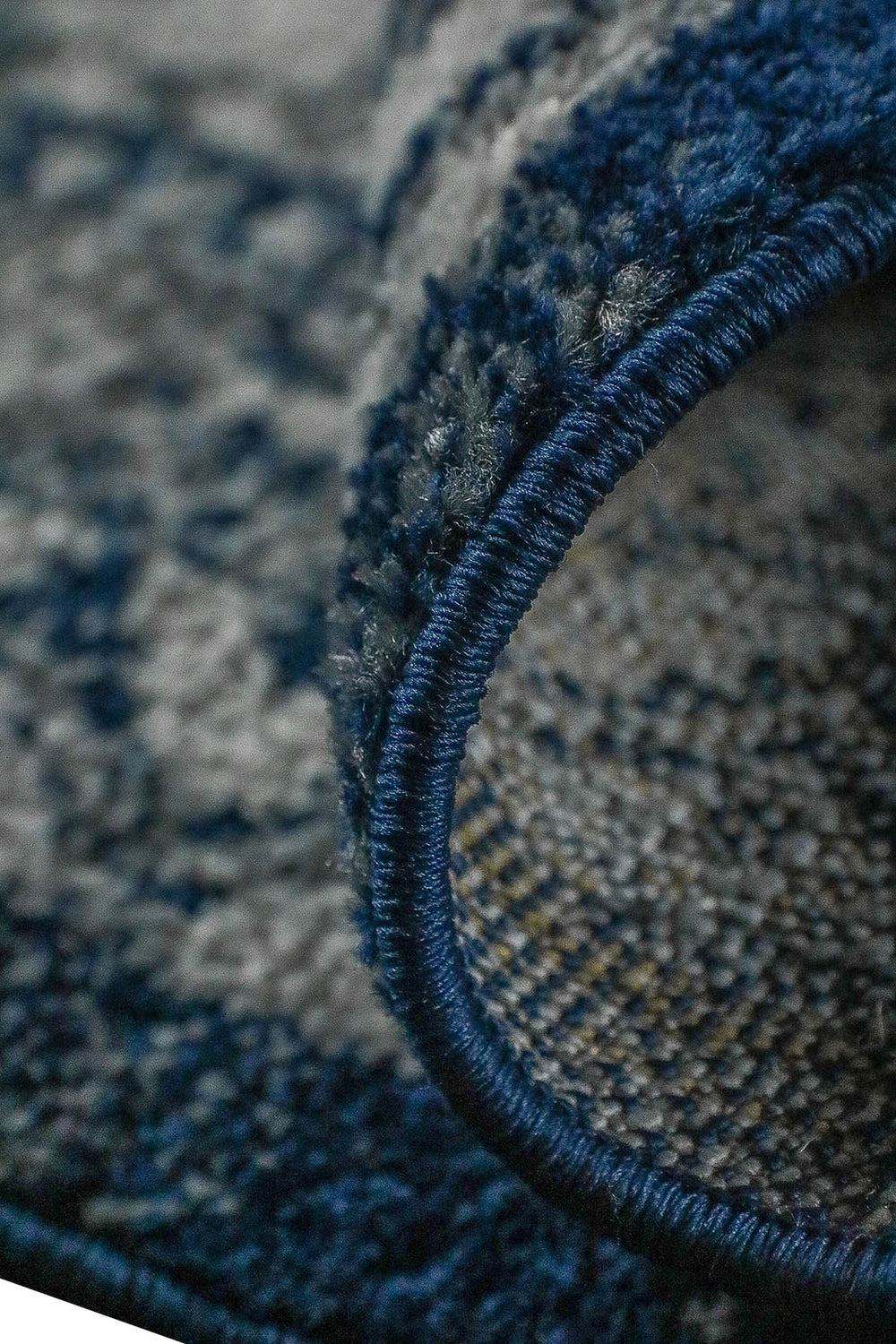 Turkish Modern Festival WD Rug - 5.3 x 7.5 FT - Gray and Blue - Sleek and Minimalist for Chic Interiors - V Surfaces
