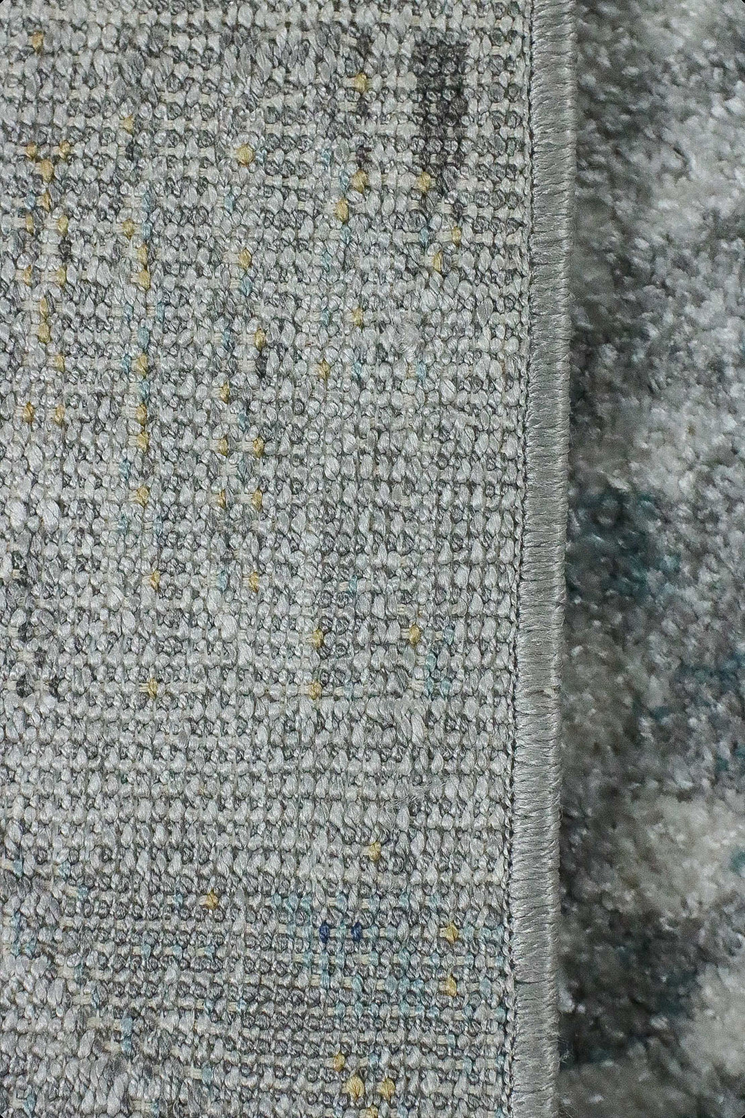 Turkish Modern Festival WD Rug - 5.3 x 7.5 FT - Gray and Blue - Sleek and Minimalist for Chic Interiors - V Surfaces