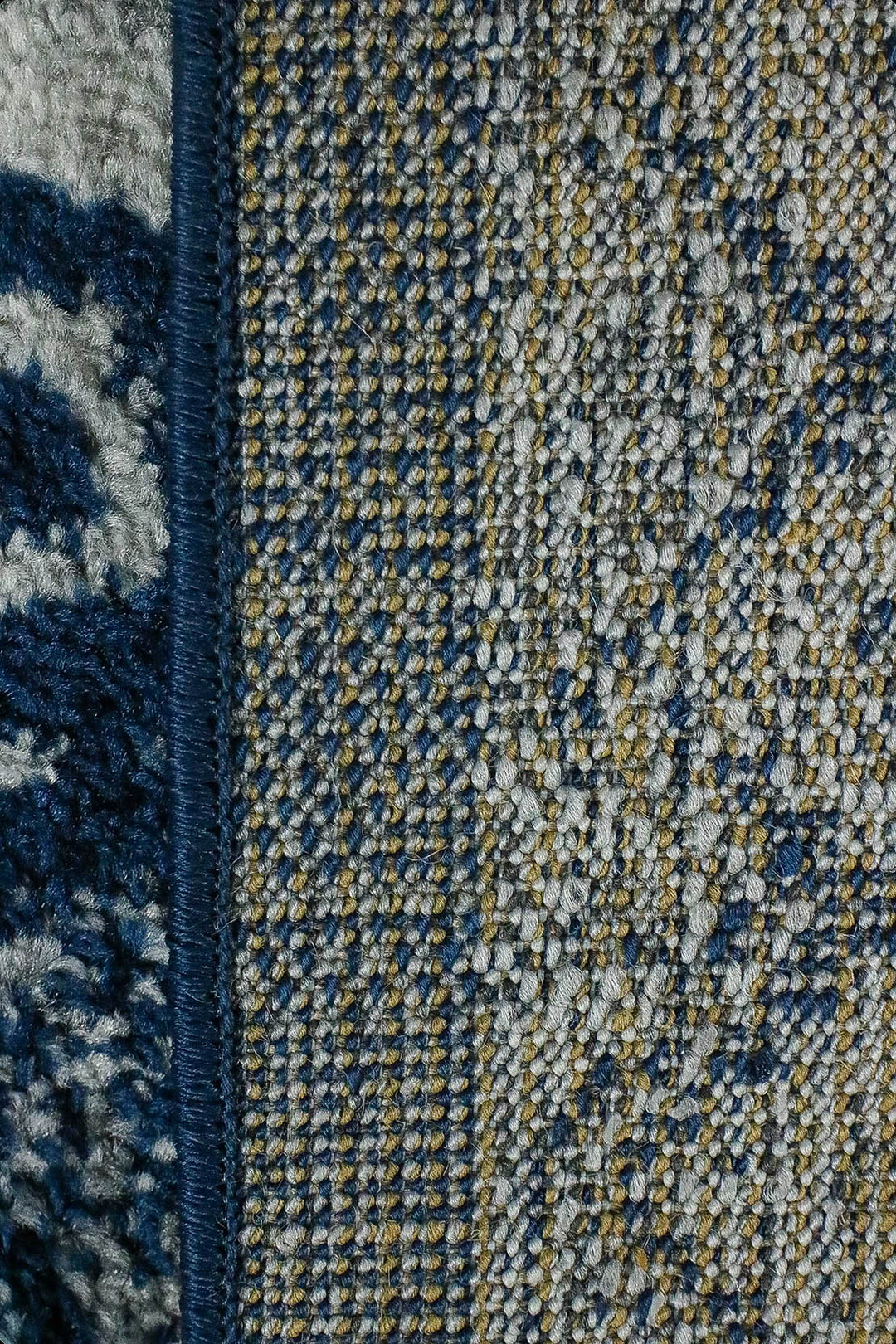 Turkish Modern Festival WD Rug - 5.3 x 7.5 FT - Gray and Blue - Sleek and Minimalist for Chic Interiors - V Surfaces