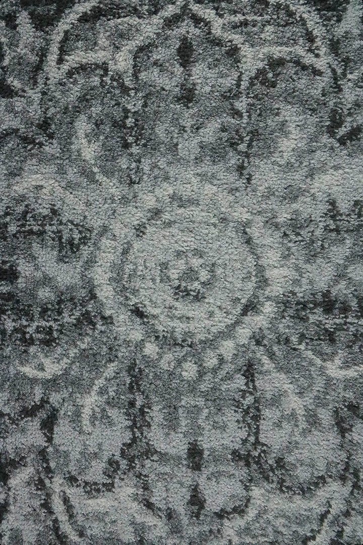 Turkish Modern Festival WD Rug - 5.3 x 7.5 FT - Gray and Cream - Sleek and Minimalist for Chic Interiors - V Surfaces