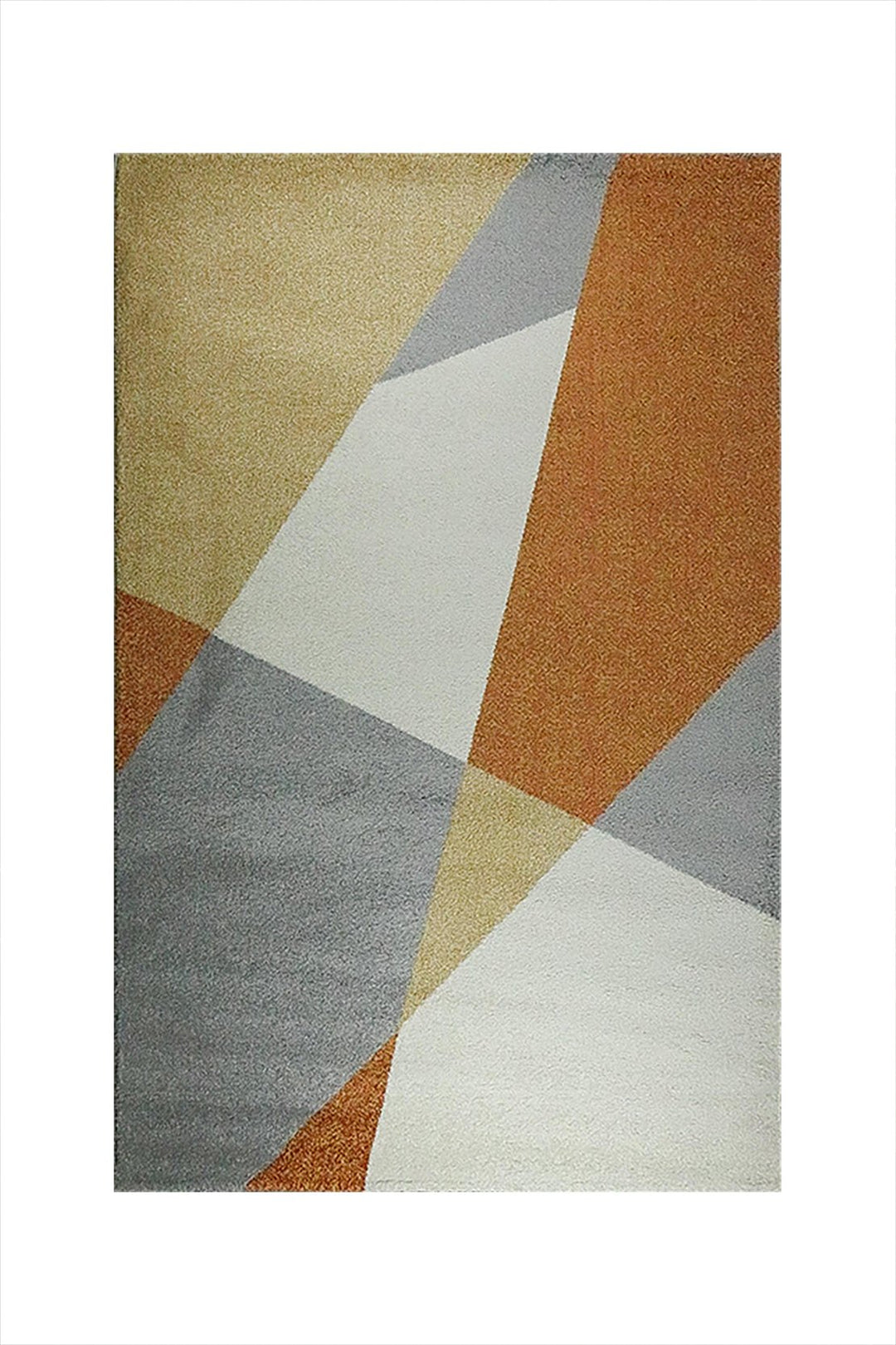 Turkish Modern Festival WD Rug - 5.3 x 7.5 FT - Gray and Cream - Sleek and Minimalist for Chic Interiors - V Surfaces