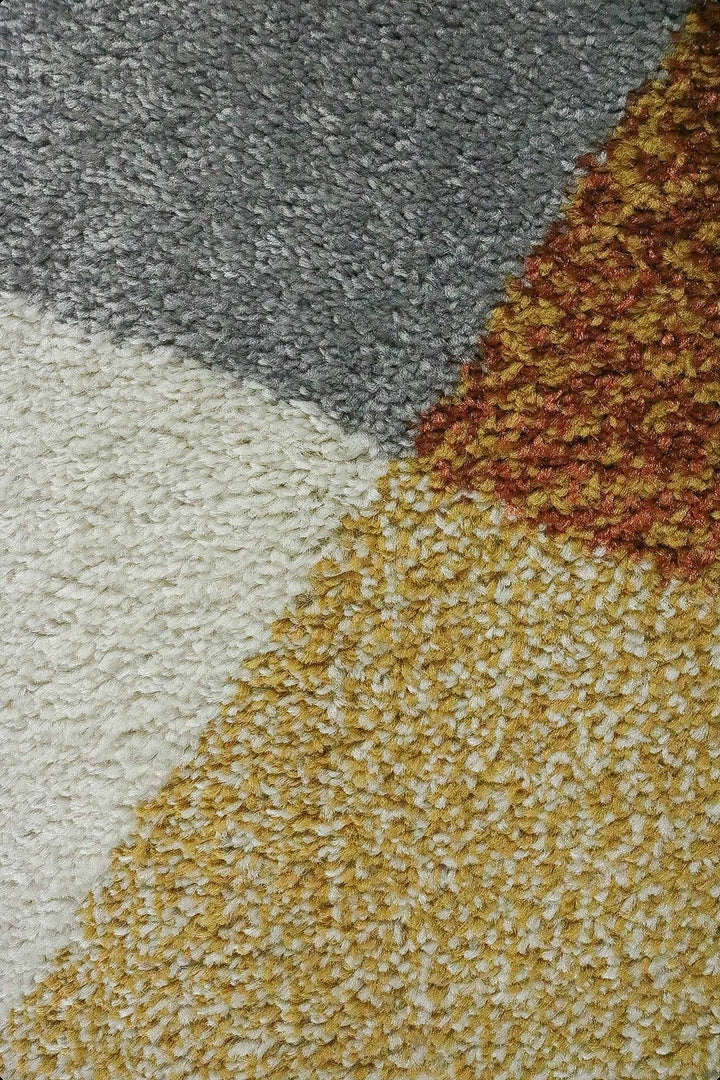 Turkish Modern Festival WD Rug - 5.3 x 7.5 FT - Gray and Cream - Sleek and Minimalist for Chic Interiors - V Surfaces