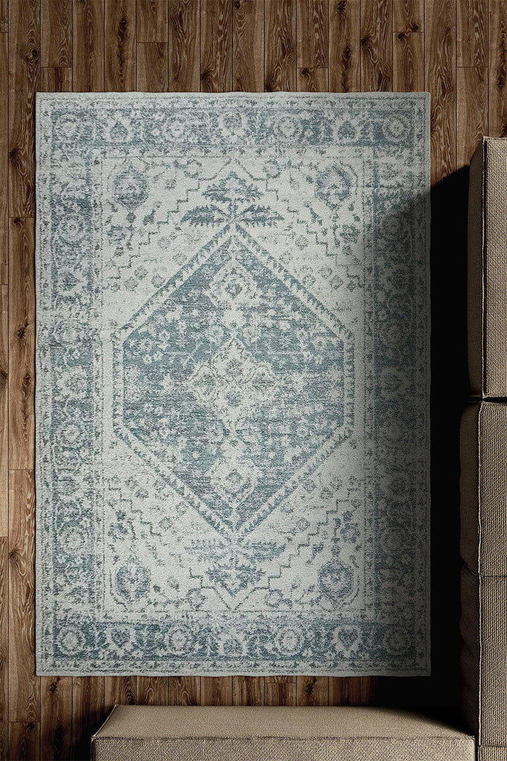 Turkish Modern Festival WD Rug - 5.3 x 7.5 FT - Gray - Sleek and Minimalist for Chic Interiors - V Surfaces