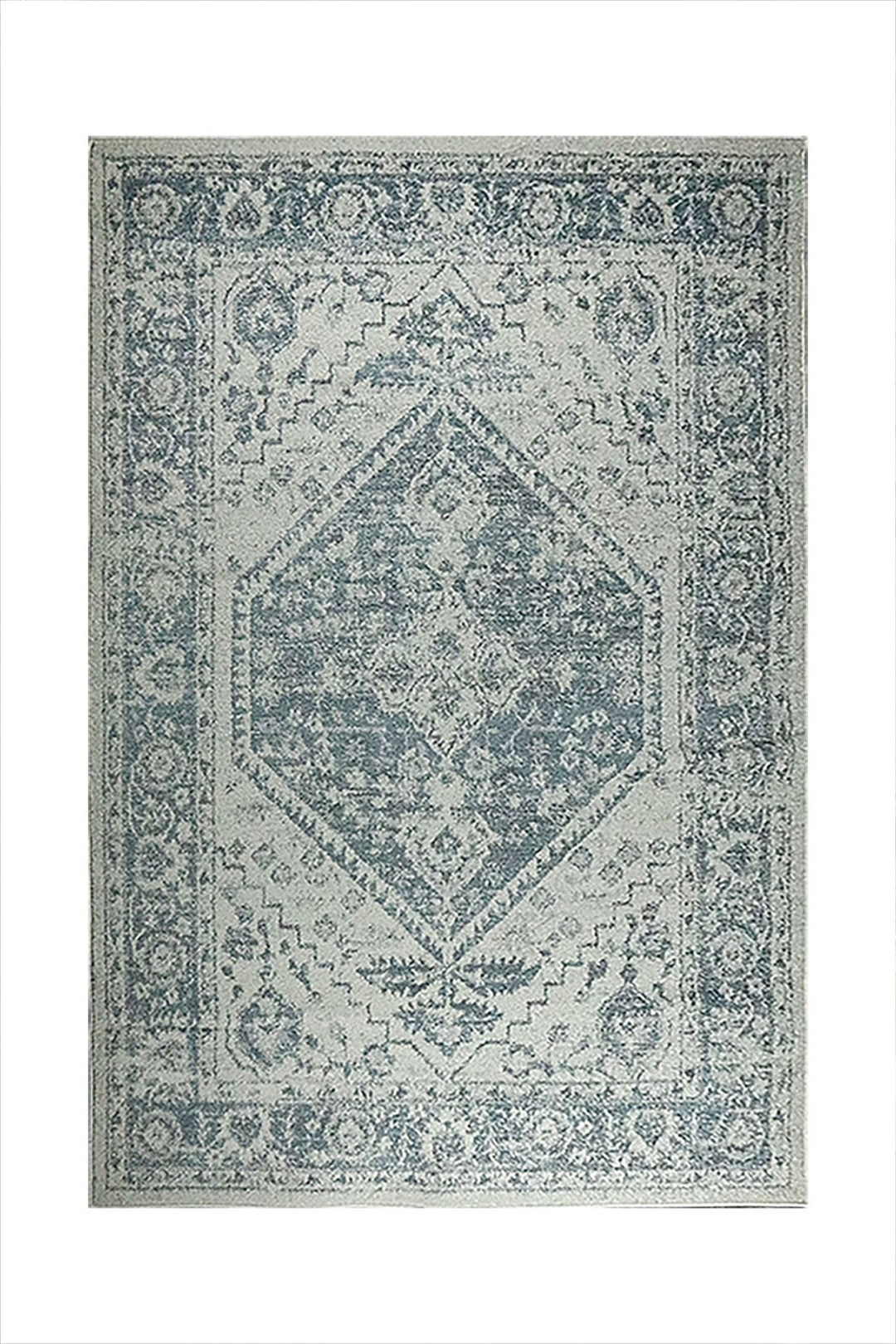 Turkish Modern Festival WD Rug - 5.3 x 7.5 FT - Gray - Sleek and Minimalist for Chic Interiors - V Surfaces