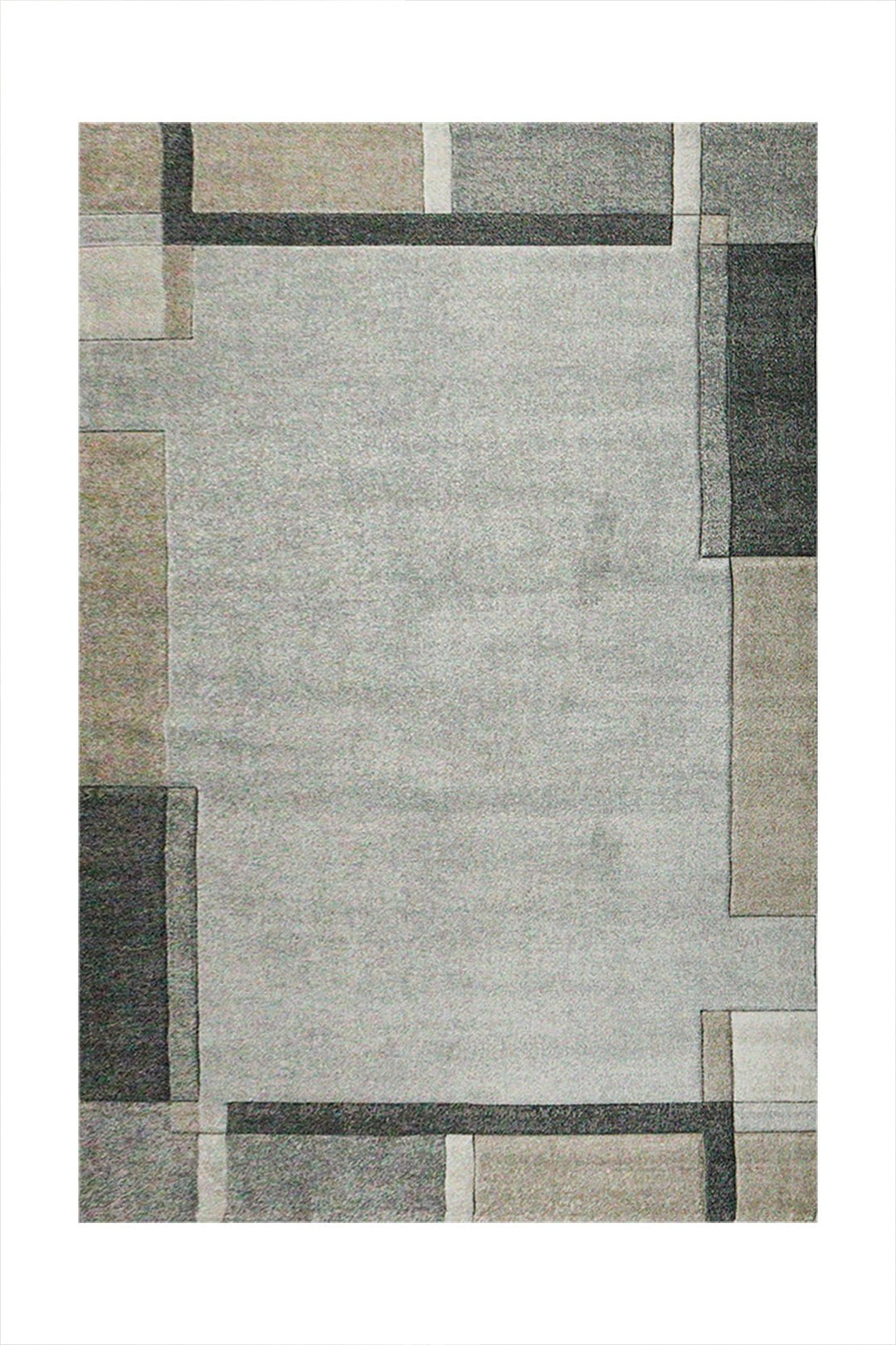 Turkish Modern Festival WD Rug - 6.5 x 8.2 FT - Gray - Superior Comfort, Modern Style Accent Rugs - V Surfaces