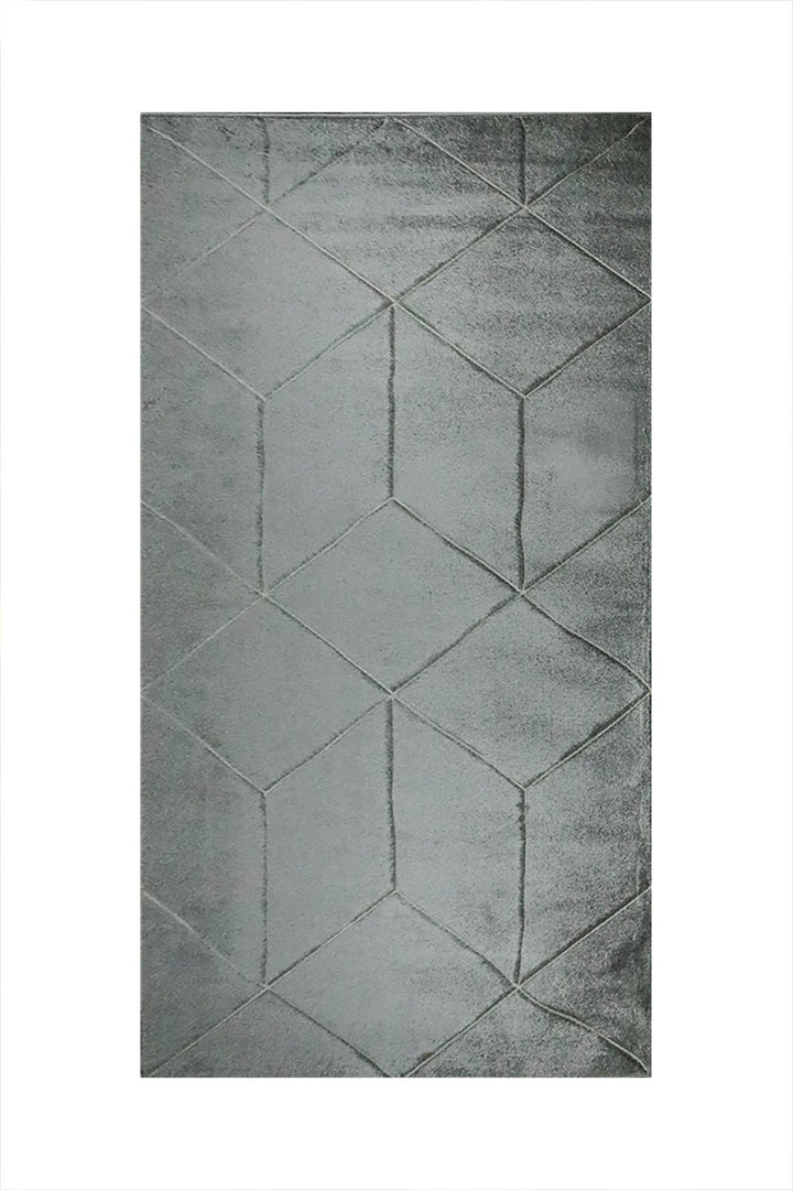 Turkish Modern Festival WD Rug - 6.5 x 9.5 FT - Gray - Sleek and Minimalist for Chic Interiors - V Surfaces
