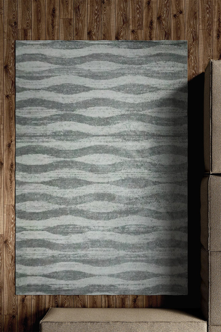 Turkish Modern Festival WD Rug - 6.5 x 9.5 FT - Gray - Sleek and Minimalist for Chic Interiors - V Surfaces