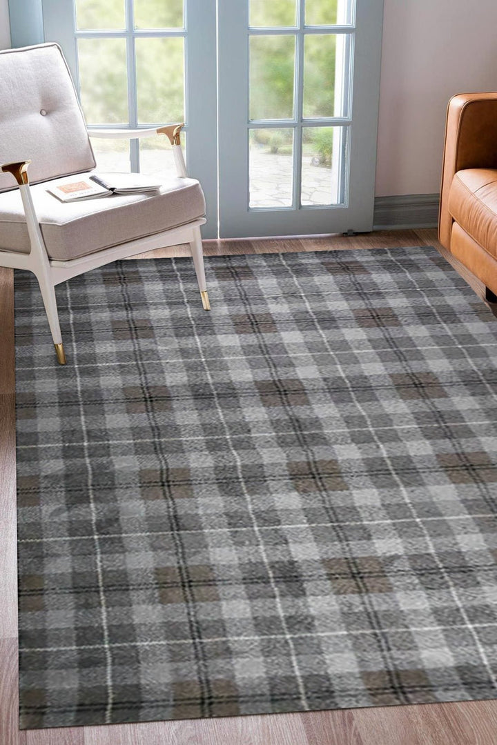 Turkish Modern Festival WD Rug - 6.6 x 9.5 FT - Gray - Sleek and Minimalist for Chic Interiors - V Surfaces