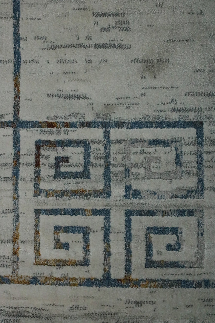 Turkish Modern Festival WD Rug - 7.8 x 10. FT - Gray - Sleek and Minimalist for Chic Interiors - V Surfaces